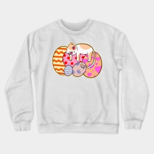 Easter cat Crewneck Sweatshirt